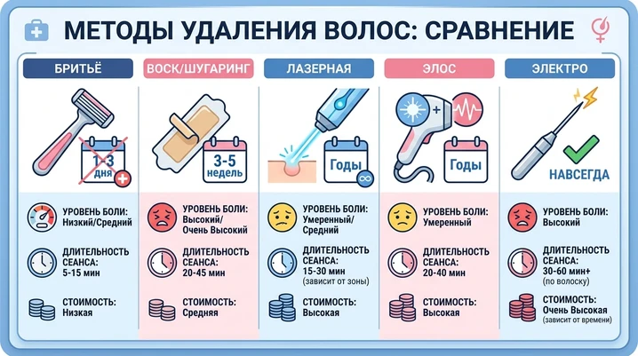 Гид по эпиляции: от бритвы до лазера