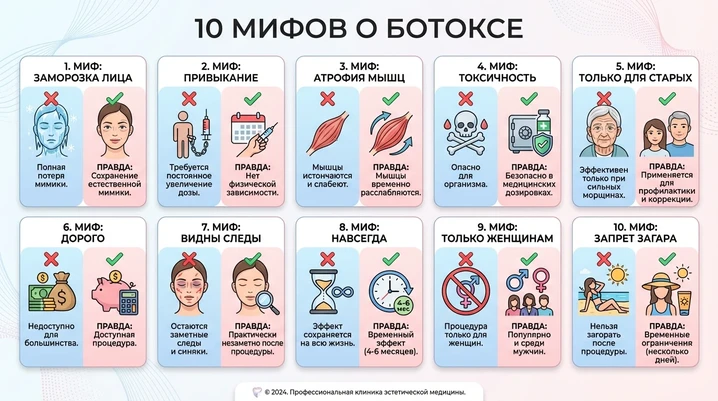 Правда о ботоксе: развенчиваем 10 главных мифов