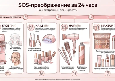 SOS-процедуры: экспресс-преображение за 24 часа до важного события