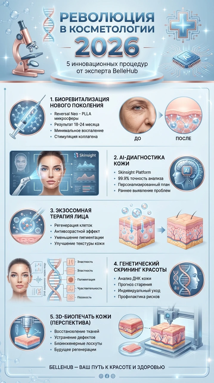Революция в косметологии: 5 инновационных процедур, которые изменят индустрию
