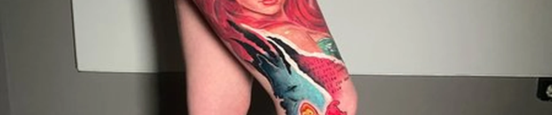 Bubble gum tattoo