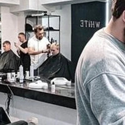 White barbershop