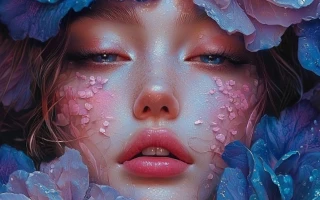 Блондирование волос Средние волосы