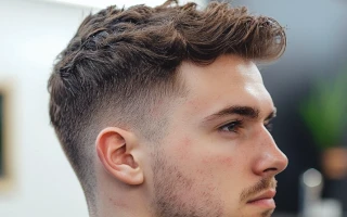 Собранная прическа