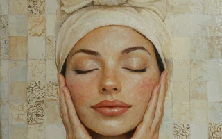 Black mask+скрабирование   с легким массажем лица